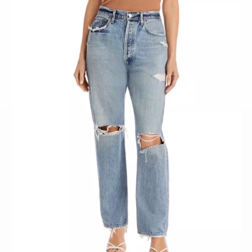 AGOLDE 90s Mid Rise Loose Jeans in Navigate